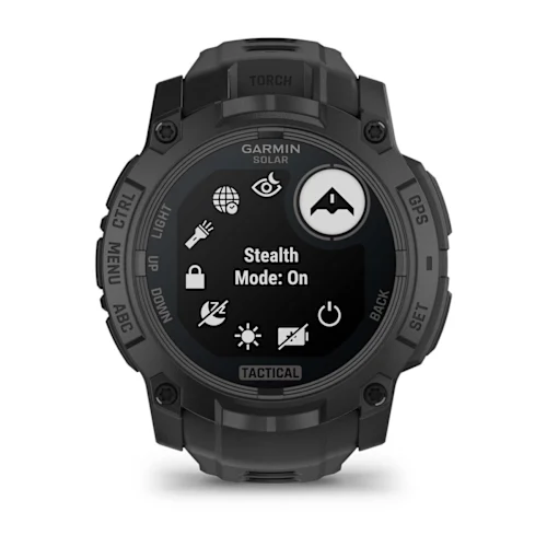 GARMIN Instinct 3 – 50 mm, Solar, Tactical Black with Charcoal Band 010-02935-50 010-02935-50 от прозводителя Garmin