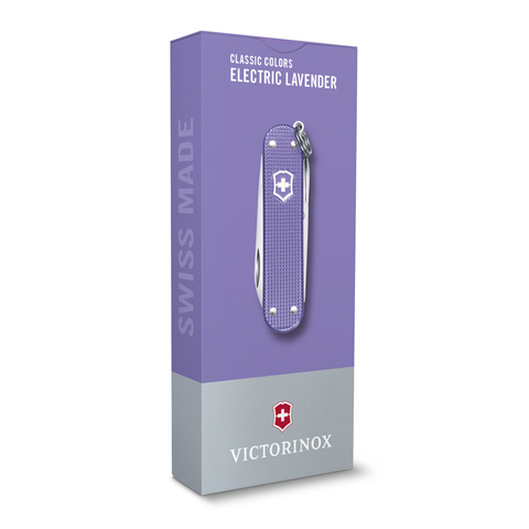 Нож-брелок Victorinox Classic SD Alox Colors, 58 мм, 5 функций, "Electric Lavender" 0.6221.223G от прозводителя Victorinox