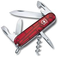 Нож Victorinox Spartan, 91 мм, 12 функций, прозрачный красный 1.3603.T от прозводителя Victorinox