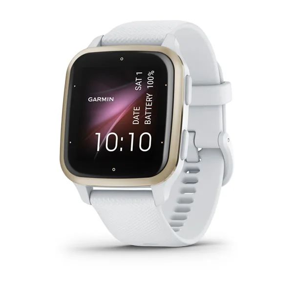 Garmin Venu Sq 2 белые с кремово-золотым алюминиевым безелем 010-02701-11 от прозводителя Garmin