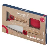 Набор ножей Opinel Le Petit Chef Set (Нож шеф-повара+нож для овощей+защита пальцев), 001746 001746 от прозводителя Opinel