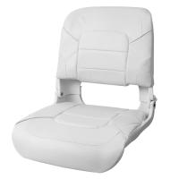 Сиденье пластмассовое складное с подложкой All Weather High Back Seat, белое 75140W от прозводителя Newstarmarine
