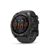 Garmin Fenix 8 - 51 мм AMOLED | SAPPHIRE | Carbon grey DLC with Black/pebble grey silicone band