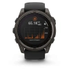 Garmin Fenix 8 - 51 мм SOLAR | SAPPHIRE | Carbon grey DLC titanium with Black/pebble grey silicone band