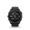 Garmin Fenix 8 - 51 мм SOLAR | SAPPHIRE | Carbon grey DLC titanium with Black/pebble grey silicone band