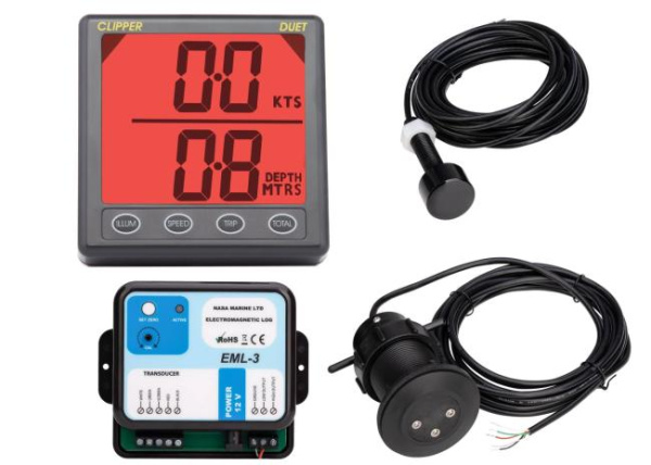 NASA MARINE CLIPPER Duet incl. Sonar and Electromagnetic Log Transducer CLIPPER-DUET-EML3 от прозводителя NASA MARINE