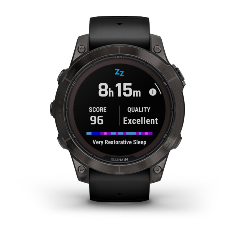 Garmin Fenix 7 Pro - 47 мм SOLAR | SAPPHIRE | Carbon Grey DLC Titanium with Black Band