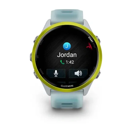 Garmin Forerunner 570 - 47 мм | Amp Yellow Aluminium with Translucent Whitestone/Turquoise Band