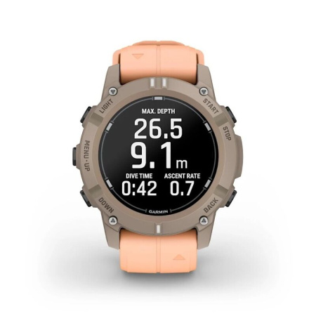 Garmin Descent G2 | Paloma with Shell Pink Band