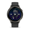 Garmin Venu 4 - 41 мм | Slate with Black Silicone Band