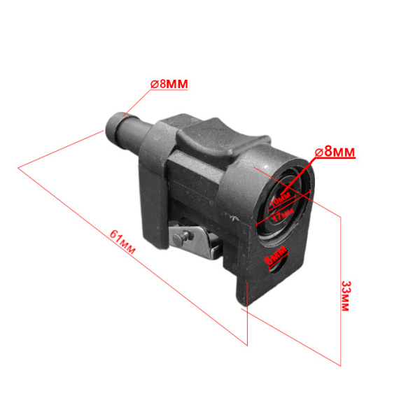 Коннектор топливный SUNFINE тип Yamaha/Mercury, 8мм, 6Y1-24305-06 SF80212-2 от прозводителя SUNFINE MARIN