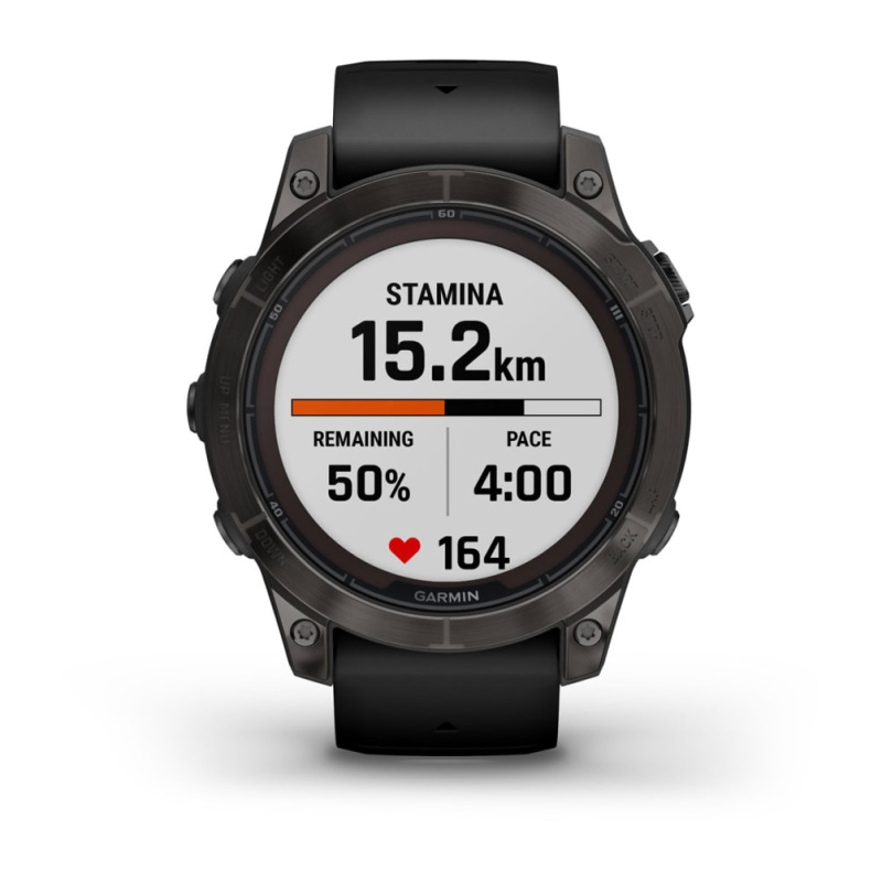 Garmin Fenix 7 Pro - 47 мм SOLAR | SAPPHIRE | Carbon Grey DLC Titanium with Black Band