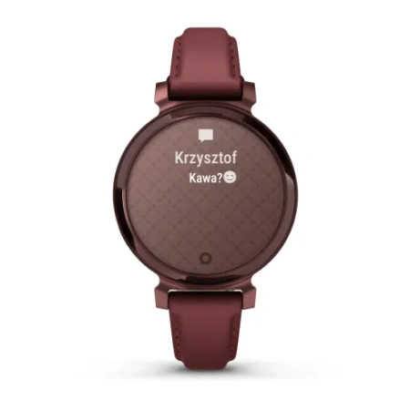 Garmin Lily 2 Classic - Lily 2 Classic | Dark Bronze with Mulberry Leather Band