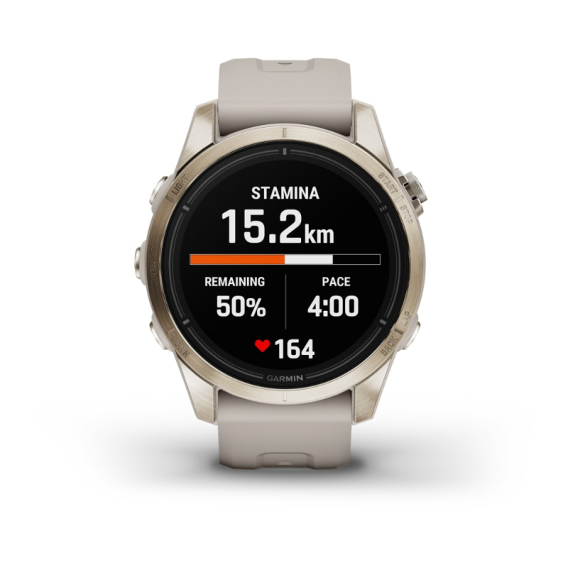 Garmin Epix Pro (Gen 2) - 42 мм SAPPHIRE | Soft Gold with Light Sand Band